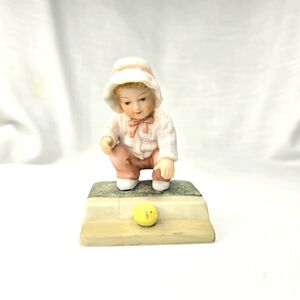 Being Careful Baby Figurine, Roger Brown.